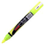 UNI PWE-5M křídový popisovač, mm, fluo žlutý