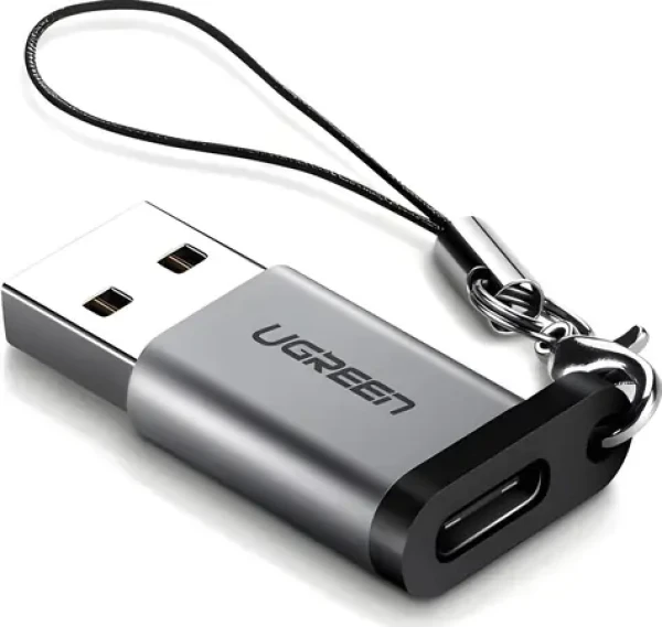 Ugreen US276 šedá / Adaptér / USB-A - USB-C / hliník (50533B)