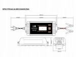 Mamido Inteligentní nabíječka gelových a olověných baterií 12V / 24V
