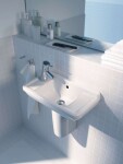 DURAVIT - Starck 3 Sloup pro umyvadlo Starck 3, s WonderGliss, alpská bílá 08651700001