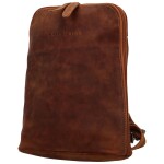 Stylový kožený batoh Green Wood Danter, camel