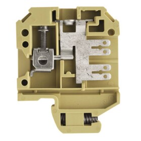 SAK Series, Feed-through terminal, Rated cross-section: 4 mm&sup2;, Screw connection, Busbar SAK 4 S 6.3/2.8 0401260000 béžová, žlutá Weidmüller 100 ks