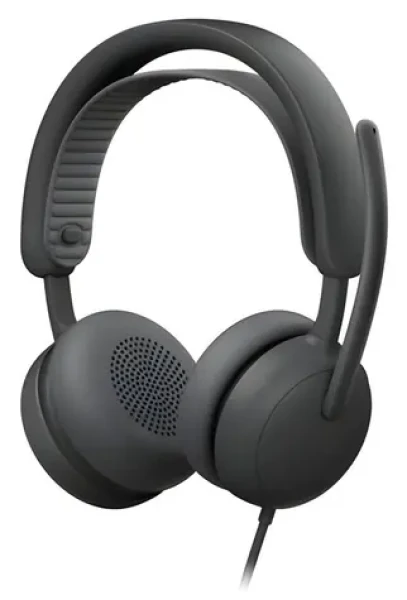 Logitech Zone Wired 2 for Business grafitová / Drátová sluchátka s mikrofonem / USB / 1.9 m (981-001618)