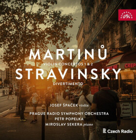 Martinů, Stravinskij: Houslové koncerty 1 & 2, Divertimento - CD - Josef Špaček