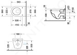 DURAVIT - Starck 3 Závěsné WC se sedátkem SoftClose, bílá 42000900A1