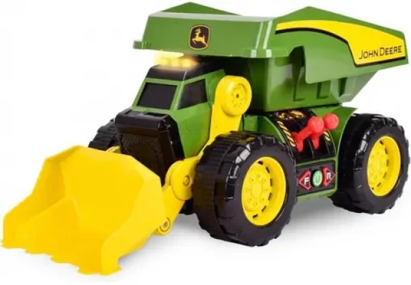 John Deere Kids - Sklápěč a nakladač 2v1 se světly a zvuky