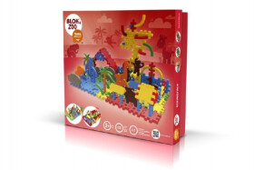 Stavebnice BLOK 4 Zoo plast 235ks v krabici 35x33x10cm - Teddies