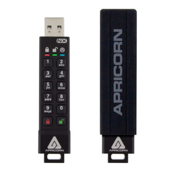 Apricorn Aegis Secure Key 3NX 16GB / Flash Disk / šifrování 256-it AES / USB 3.0 / IP67 / FIPS 140-2 Level 3 (ASK3-NX-16GB)