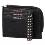 Kožené pouzdro na doklady Bellugio Olivio, černé