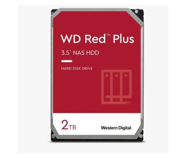 WD RED PLUS NAS WD30EFPX 3TB, SATA III 3.5", 256MB 5400RPM, 180MB/s, CMR EDF_8100648