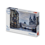 Puzzle TRAVEL Zimní orloj 1000 dílků - Dino