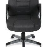 Kancelářské křeslo, houpací mechanismus, černá látka, KA-C713 BK2