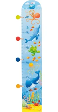 GOKI Dřevěný růstový metr Moře / od 0 let (60665)