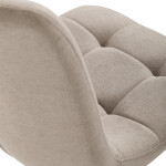 Jídelní židle, hnědá, látka, DCL-193 CAP2