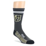For Bare Feet Pánské Ponožky Vegas Golden Knights NHL 4 Stripes Crew Velikost: L (EUR 43-48)