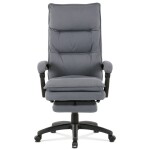 Kancelářské křeslo, výškově nastavitelná, šedá látka, KA-Y350 GREY