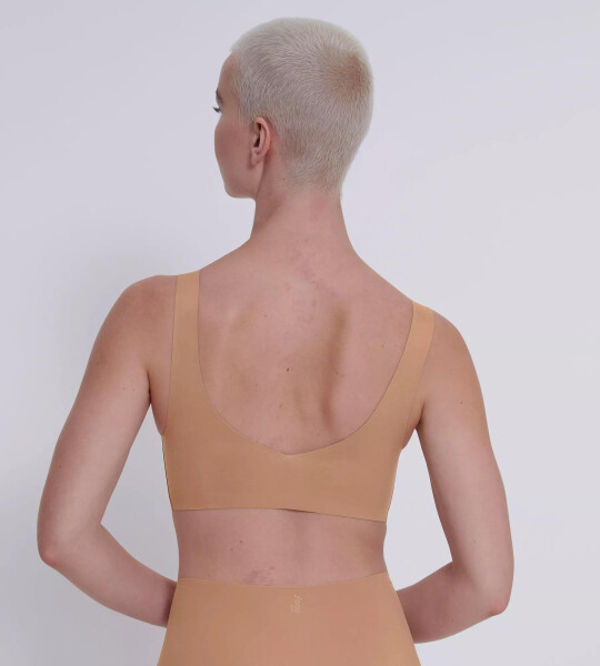 Dámská podprsenka ZERO Feel 2.0 Bralette - BROWN - hnědá 00CM - SLOGGI BROWN XXL