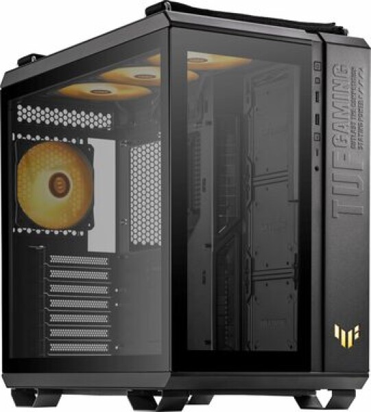 ASUS TUF Gaming GT502 Plus černá ATX 4x 120mm ARGB bez zdoje průhledná bočnice (90DC0090-B19010)