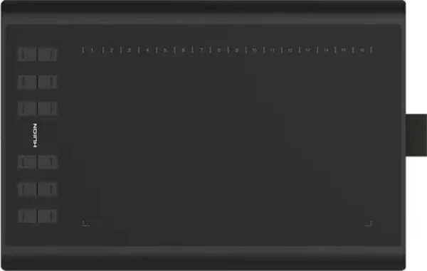 Huion H1060P černá / Grafický tablet / 254 x 158.8 mm / 5080 LPI / 8192 úrovní tlaku / microUSB (H1060P)