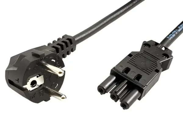 BACHMANN 375.003 černá / Napájecí kabel / CEE 7/7 - GST18 / 3 m (375.003)