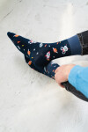 Ponožky 084-014 navy blue - Steven 41/43