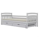 Postel Tosia přistýlka + zásuvky 80x160 bílá