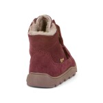 Dívčí zimní barefoot boty ZERU TEX FURRY Bordeaux Froddo G2110151-4 - 32