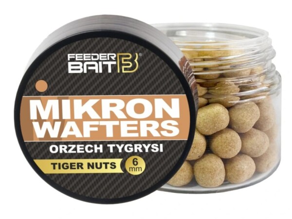 FeederBait Mikron Wafters 4x6mm 25ml - Tygří ořech,FeederBait Mikron Wafters 4x6mm 25ml - Tygří ořech