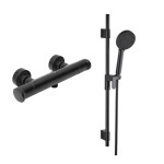 Sprchová baterie SAT Dark se sprchovým setem 150 mm černá matná SATBSDA268CSET1 SATBSDA268CSET1