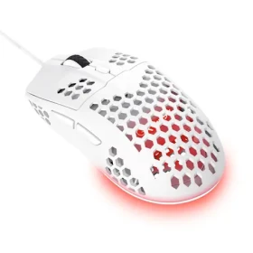 Trust GXT 928W Helox bílá / Herní myš / optická / 6400 DPI / 6 tlačítek / USB-A (25389)