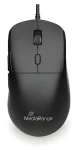 MediaRange myš pro praváky černá / Myš / drátová / optická / USB-C / 800-2400 DPI / 6 tlačítek (MROS271)