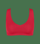 Podprsenka bez kostic sloggi ZERO Feel 2.0 Bralette červená - SLOGGI SHANGHAI RED M