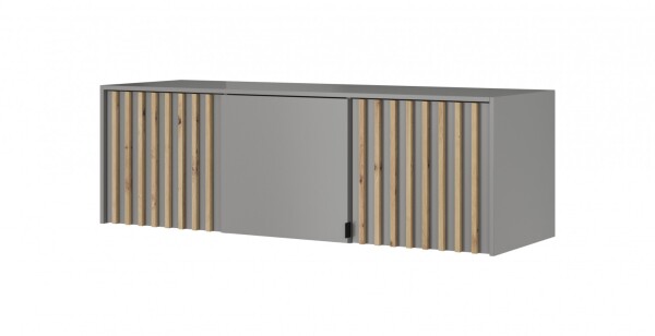 FRONTI Rozšíření ke skříni NELLY 3D šedá + dub artisan