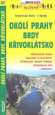 Okolí Prahy, Brdy, Křivoklátsko 1:100 000