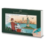Faber-Castell Pitt Artist Pen Brush sada 12 ks edice New York