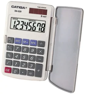 Catiga 029 / Kalkulačka kapesní / 8místný displej / solární a baterie