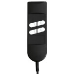 Relaxační křeslo s elektrickým ovládáním, pomoc při vstávání, potah lanýžová látka, 2 motory
