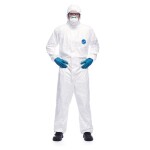 Kombinéza ochranná TYVEK 500 XPERT 34618, bílý s kapucí, L L - bílá