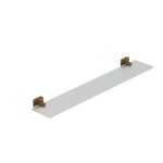 KLUDI - Vela S Polička, délka 60 cm, sklo/kartáčovaný bronz 25973N1