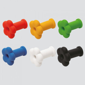 Silikonový věšáčik, mini květinka PXB-GP05-101-BU