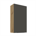 Horní skříňka Aria 60 G-108 1F Barva korpusu: Dub artisan, Barva dvířek: BL - Black AFM