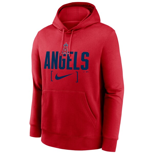 Nike Pánská mikina Los Angeles Angels MLB Club Slack Hoodie Velikost: S