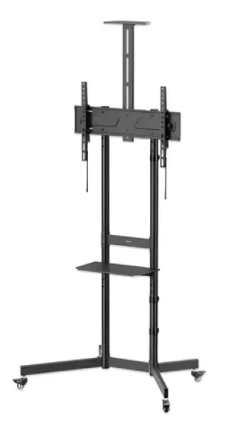 Manhattan mobilní TV stojan na kolečkách / Stojan na TV / 37-70" / nosnost 70 kg / VESA 600x400 / výškově nastavitelný (462716)