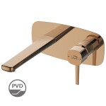 Laveo - Pola - umyvadlová baterie podomítková, růžové zlato BAP_822P