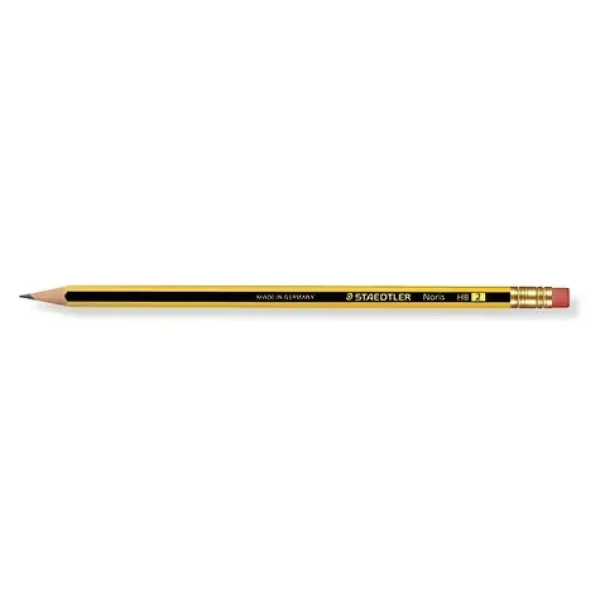 STAEDTLER Noris HB / Grafitová tužka / 12 ks / Nelámavá tuha / S gumou (122-HB)