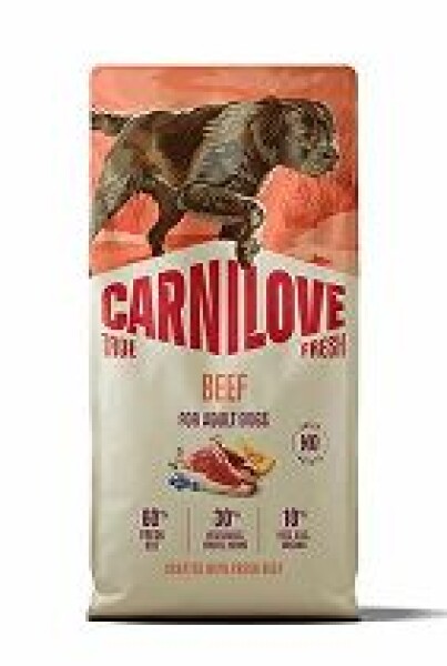 Carnilove Dog True Fresh Dry Beef Adult AllBreeds 12kg