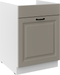 Spodní skříňka pod dřez Stilo 60 ZL 1S BB - Premium Box Barva korpusu: Dub artisan, Barva dvířek: Clay Grey