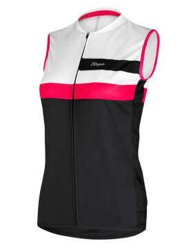 Dámský cyklistický dres ETAPE PRETTY 2.0, bílá/růžová (elastický materiál, velikost S)