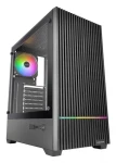Tacens MARS MC-QUANTUM černá / Počítačová skříň / Midi Tower / ATX / tvrzené sklo / 3x 120mm / bez zdroje (TACMARS-MCQUANTUM)