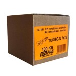 Hmoždinka TURBO-N s nářadím, 7 x 25 mm, ENPRO, bal. 100 ks